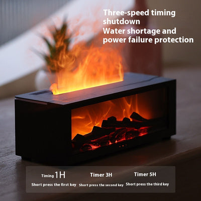 Aromatherapy Mini Fireplace Humidifier