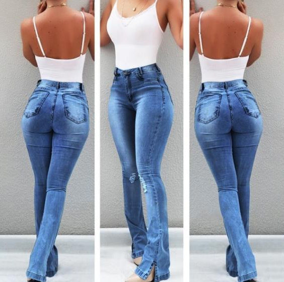 Women's Tight Flex Boot Cut Jeans