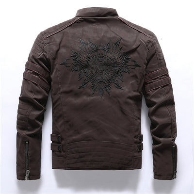 Men's Fashion PU Leather Jacket