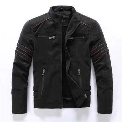 Men's Fashion PU Leather Jacket