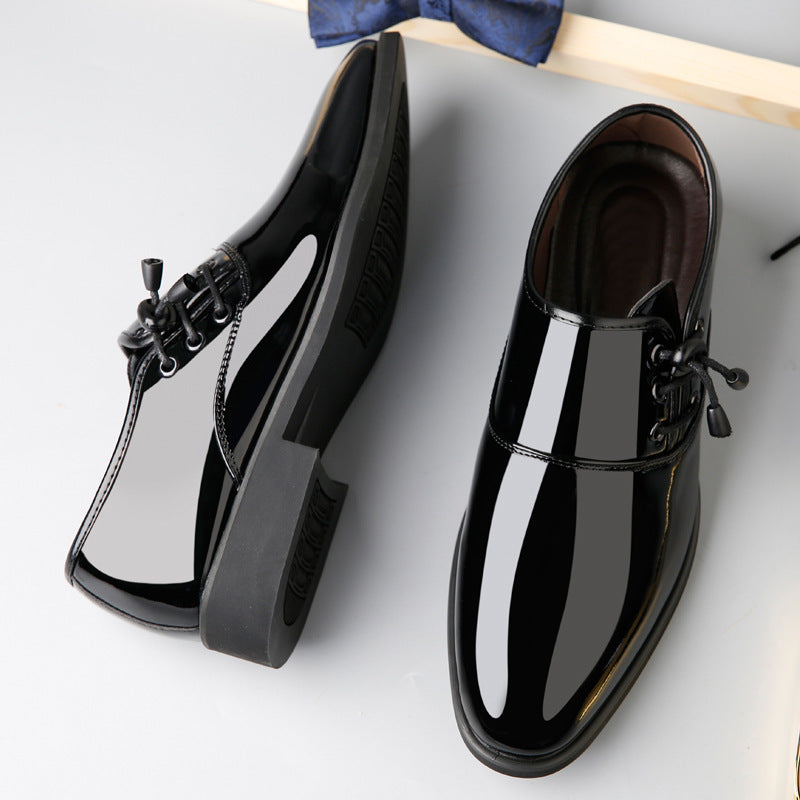 Men's Lace Up Leather Business Shoes