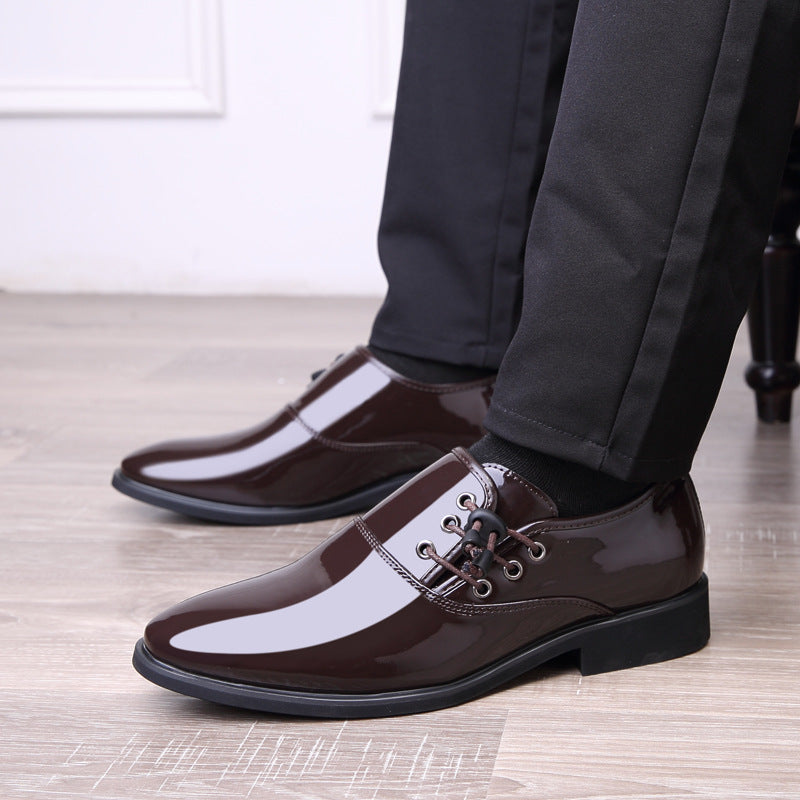 Men's Lace Up Leather Business Shoes