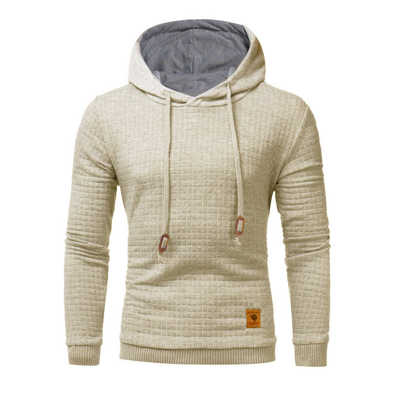 Men's Casual Quilted Hoodies