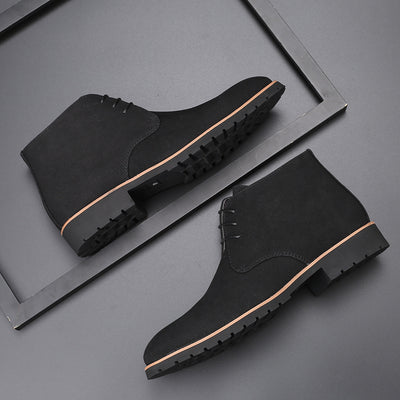 Men's Casual Heeled Dress Boots