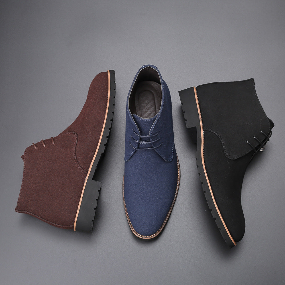 Men's Casual Heeled Dress Boots
