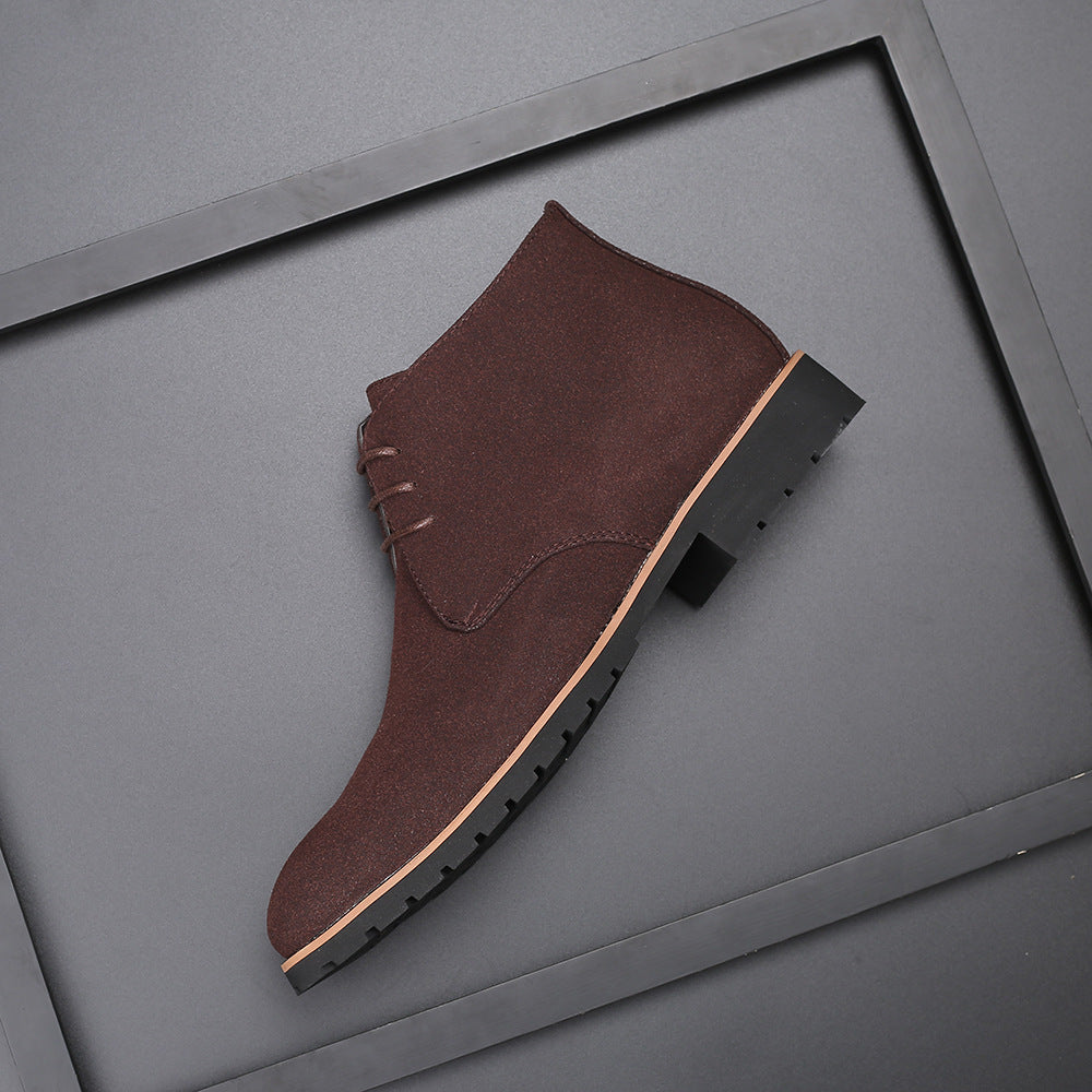 Men's Casual Heeled Dress Boots