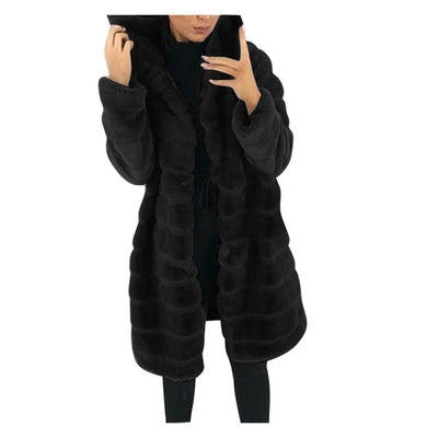 Women's Plush Long Jacket