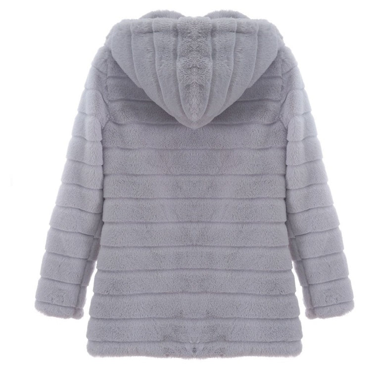 Women's Plush Long Jacket