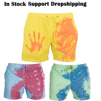 Men's Quick Dry Color Changing Swim Shorts