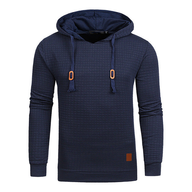 Men's Casual Quilted Hoodies