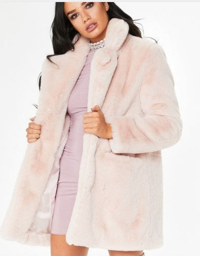 Women's Faux Fur Long Jacket