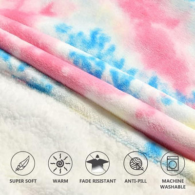Women's Oversized Tie Dyed Blanket Hoodies