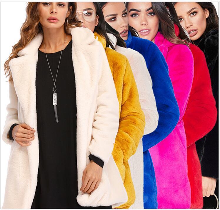 Women's Faux Fur Long Jacket