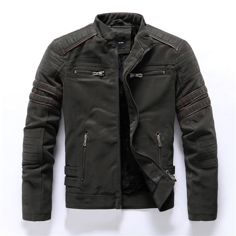 Men's Fashion PU Leather Jacket