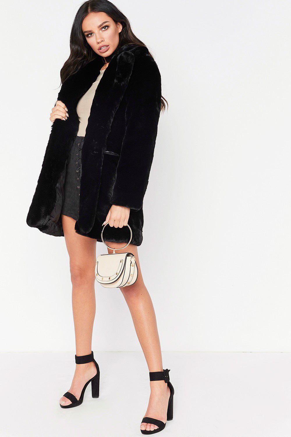 Women's Faux Fur Long Jacket