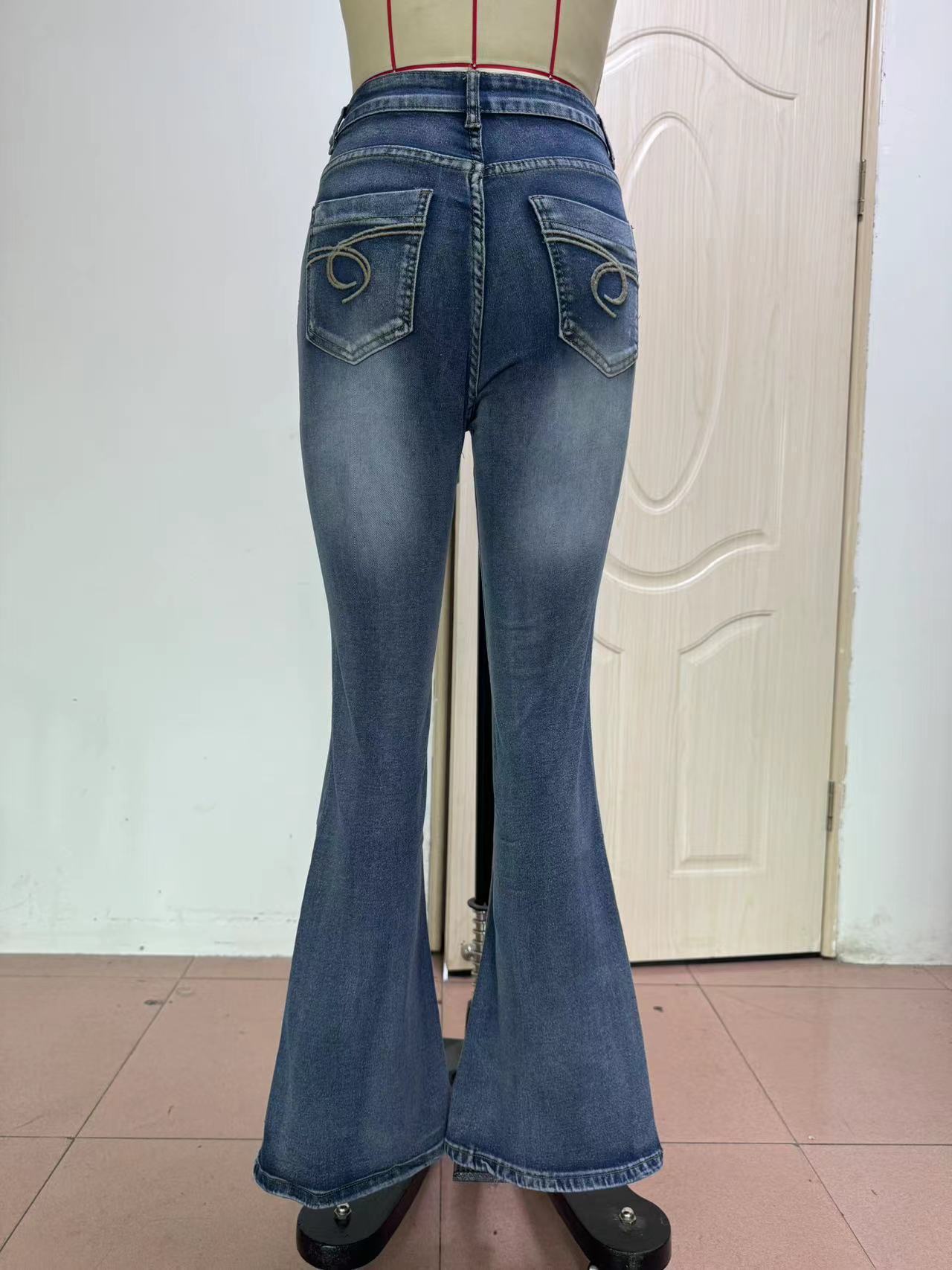 Women's Vintage Flared Bottom Jeans