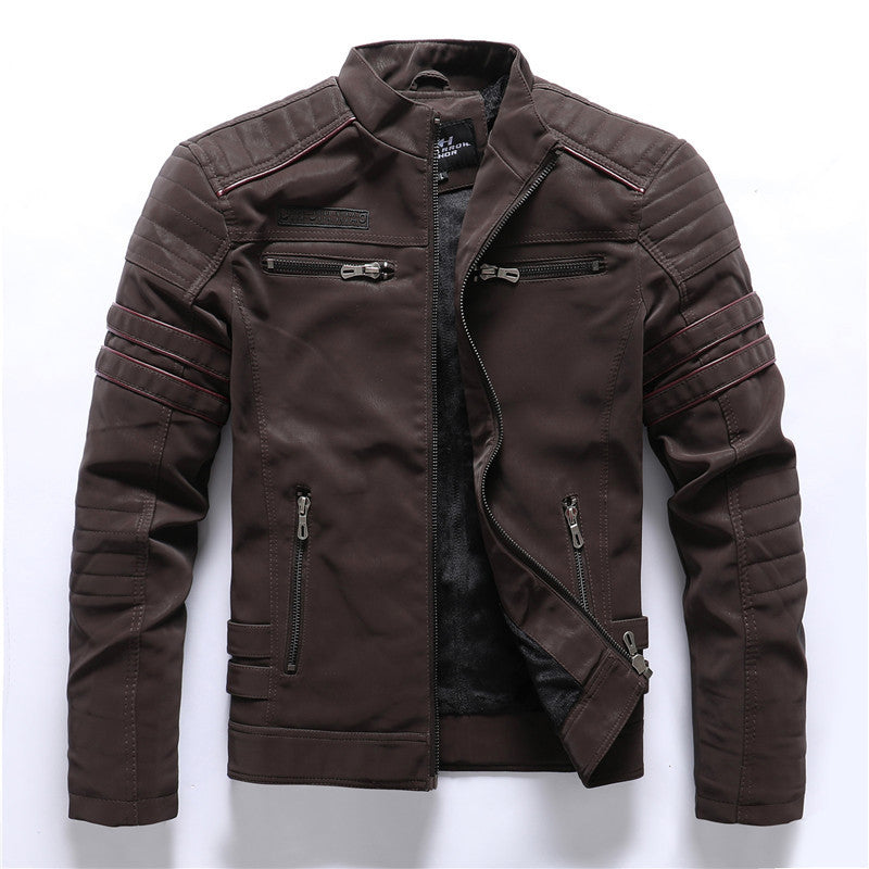 Men's Fashion PU Leather Jacket
