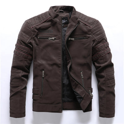 Men's Fashion PU Leather Jacket