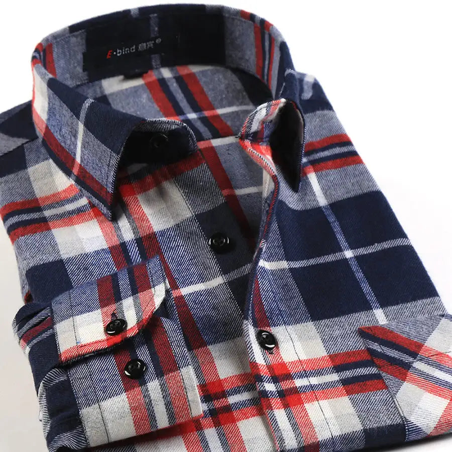 Men's Flannel Long Sleeve Shirt