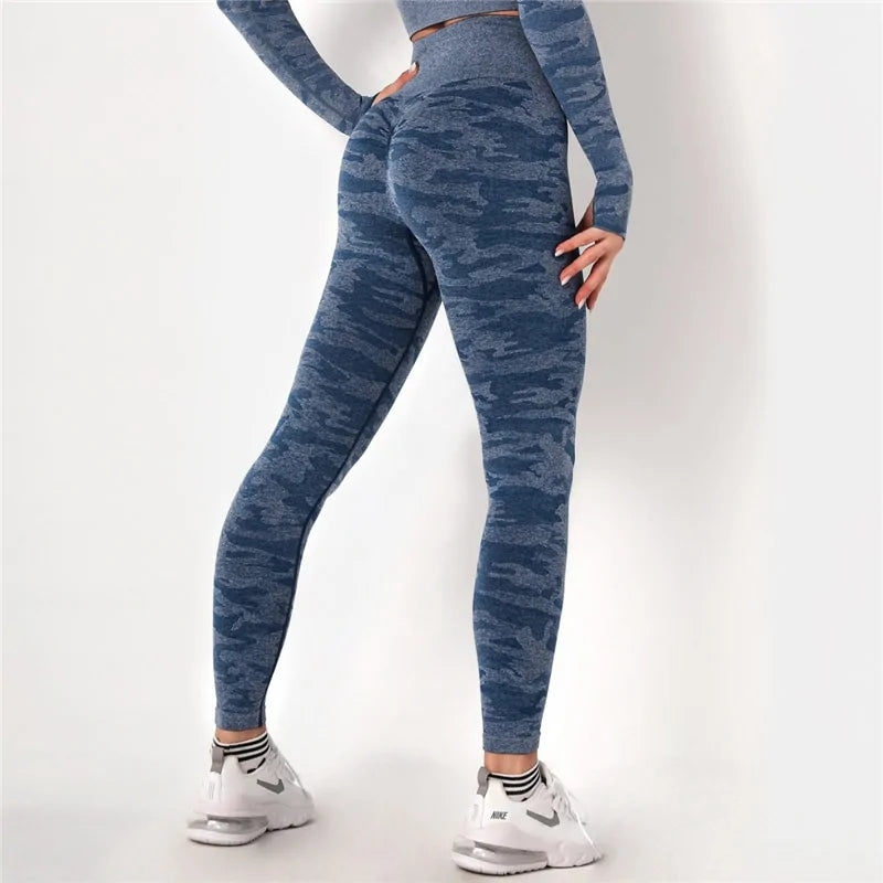 Women's Smear Print Yoga Leggings