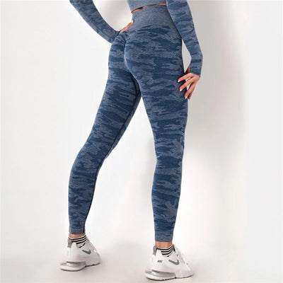 Women's Smear Print Yoga Leggings
