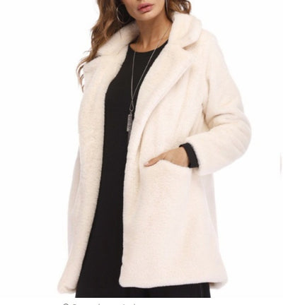 Women's Faux Fur Long Jacket