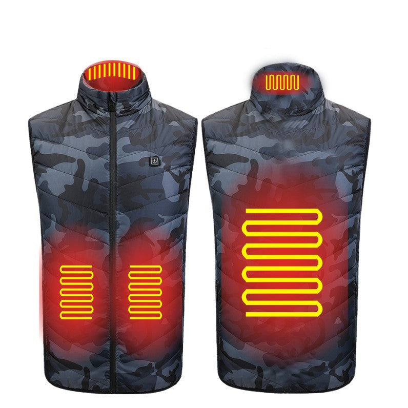 Men's Heated Camo Vest
