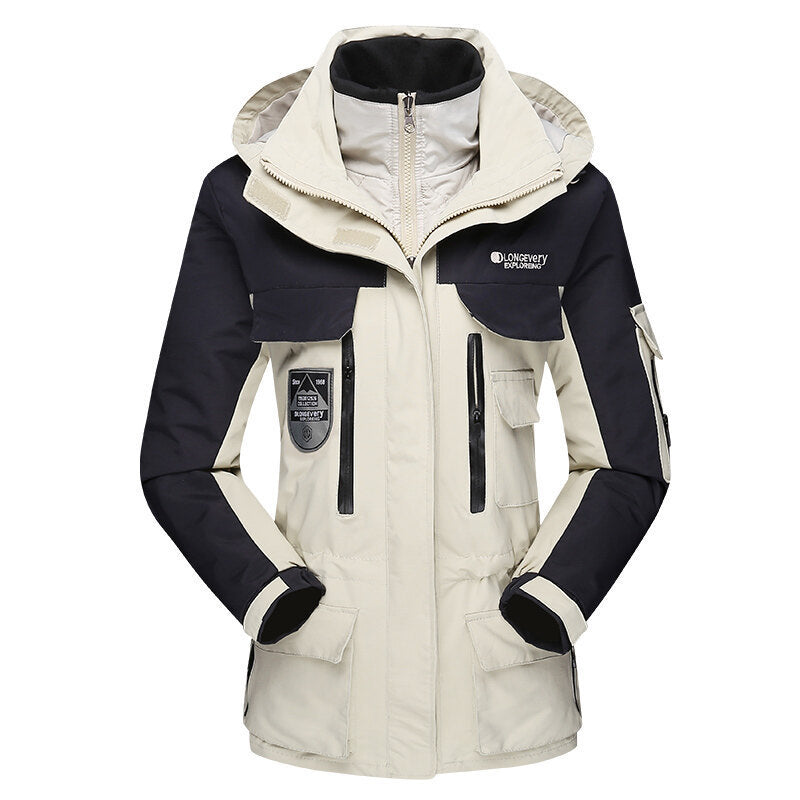Women's Glacier Three In One Jacket With Two Detachable Jackets