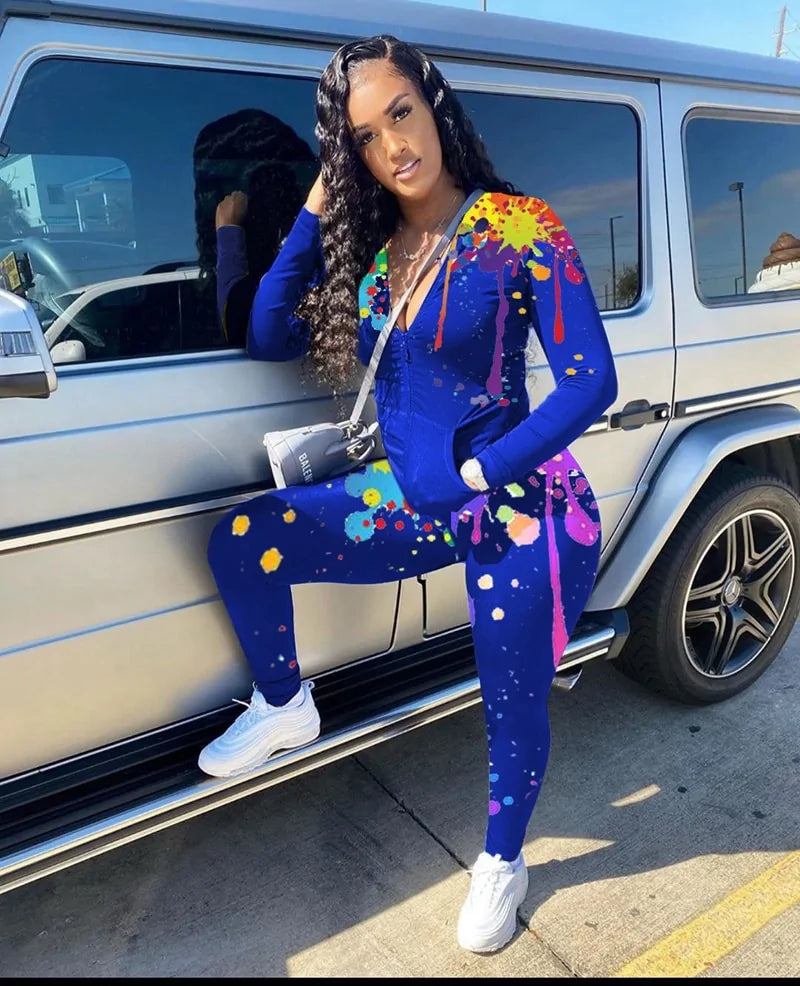 Women's Two Piece Drip Tracksuit