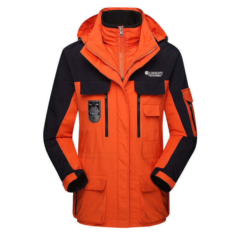 Women's Glacier Three In One Jacket With Two Detachable Jackets
