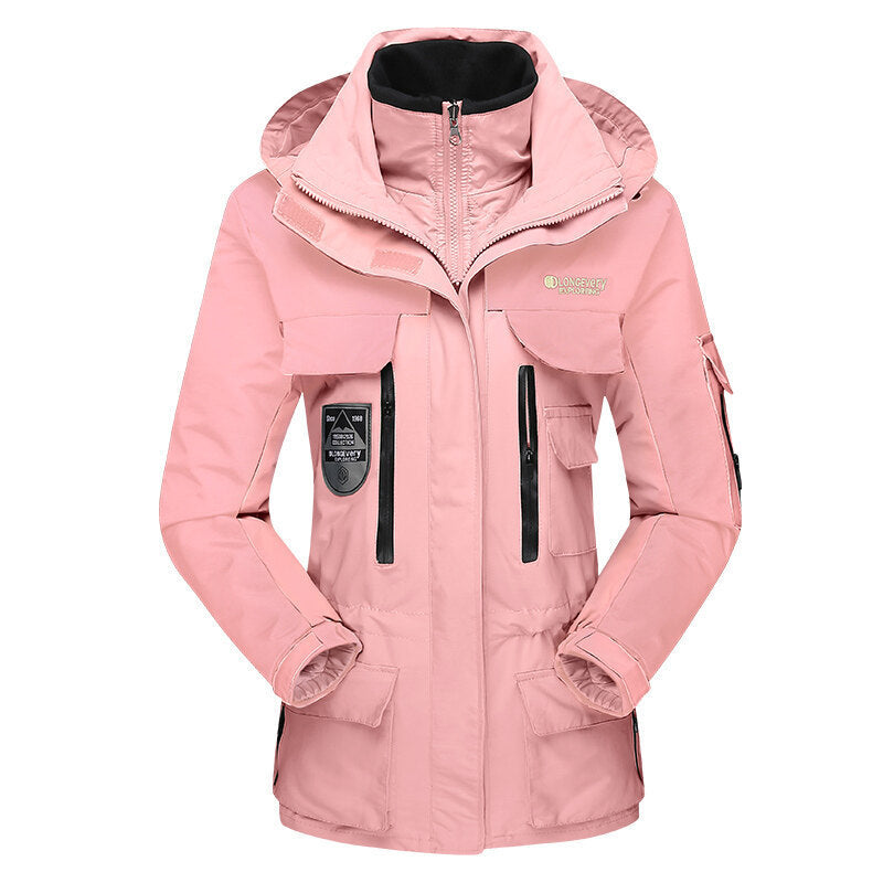 Women's Glacier Three In One Jacket With Two Detachable Jackets