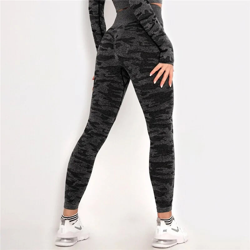 Women's Smear Print Yoga Leggings