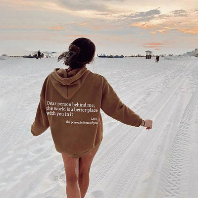 Women's "Dear Person" Comfy Hoodie