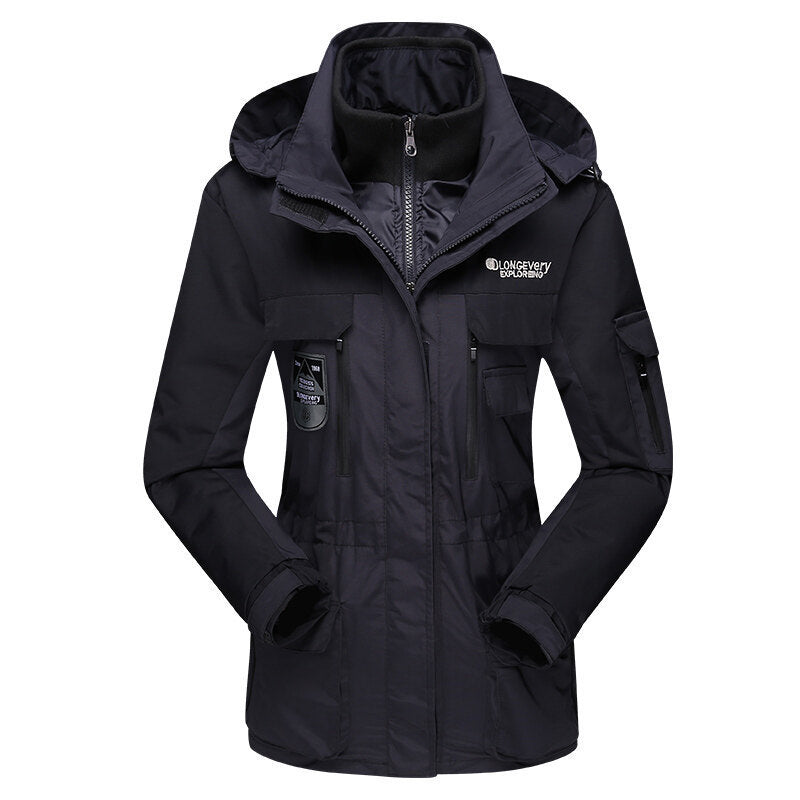 Women's Glacier Three In One Jacket With Two Detachable Jackets