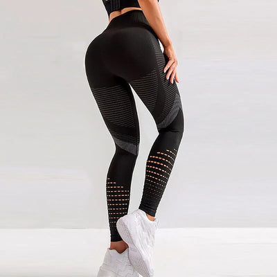 Women's SALSPOR Shark Bite High Waist Yoga Leggings