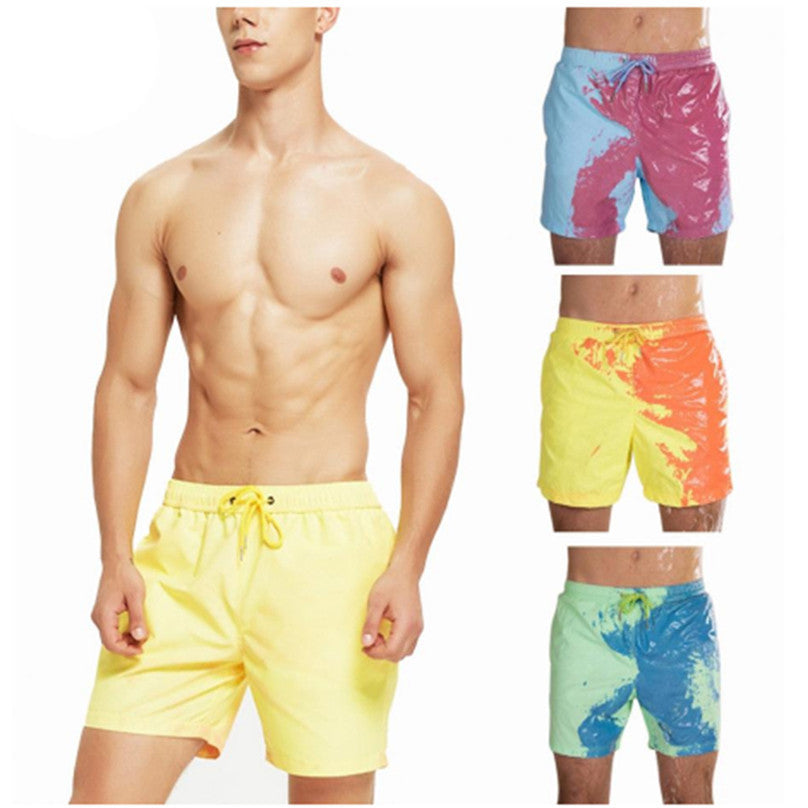 Men's Quick Dry Color Changing Swim Shorts