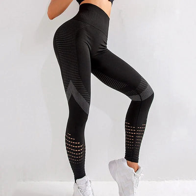 Women's SALSPOR Shark Bite High Waist Yoga Leggings