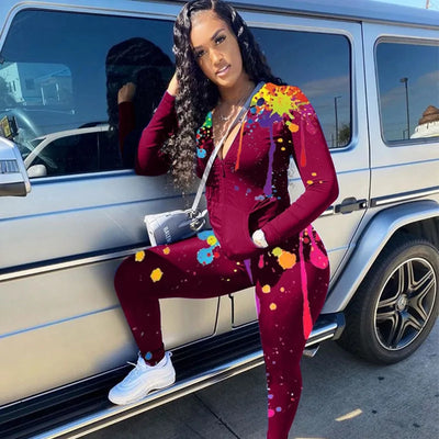Women's Two Piece Drip Tracksuit