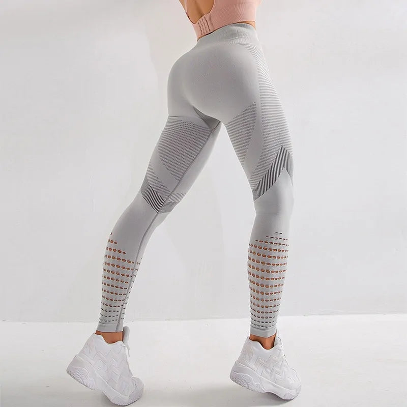 Women's SALSPOR Shark Bite High Waist Yoga Leggings