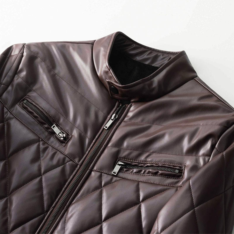 Men's Leather Casual Jacket