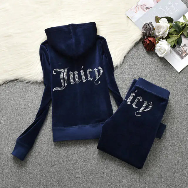 Women's Juicy Hoodie Sweatpants Set