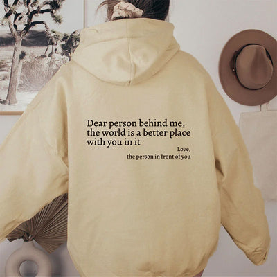 Women's "Dear Person" Comfy Hoodie