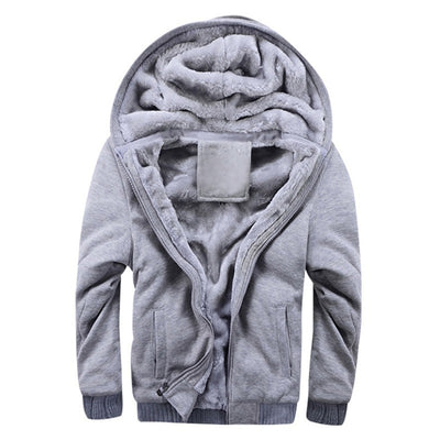 Men's Inner Wool Hooded Jacket
