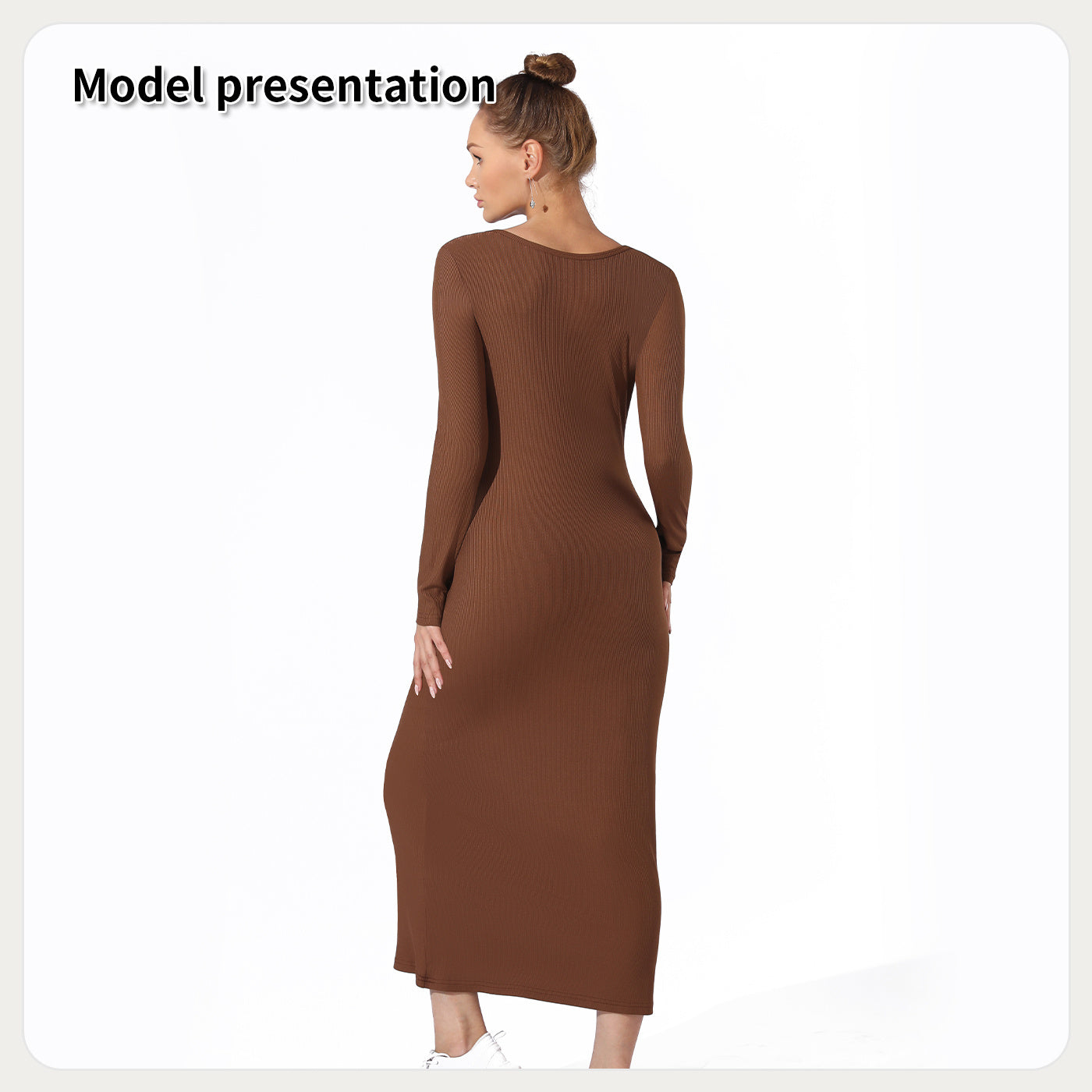 Women's Fashion Long Sleeve Dress