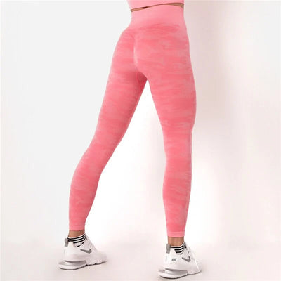 Women's Smear Print Yoga Leggings