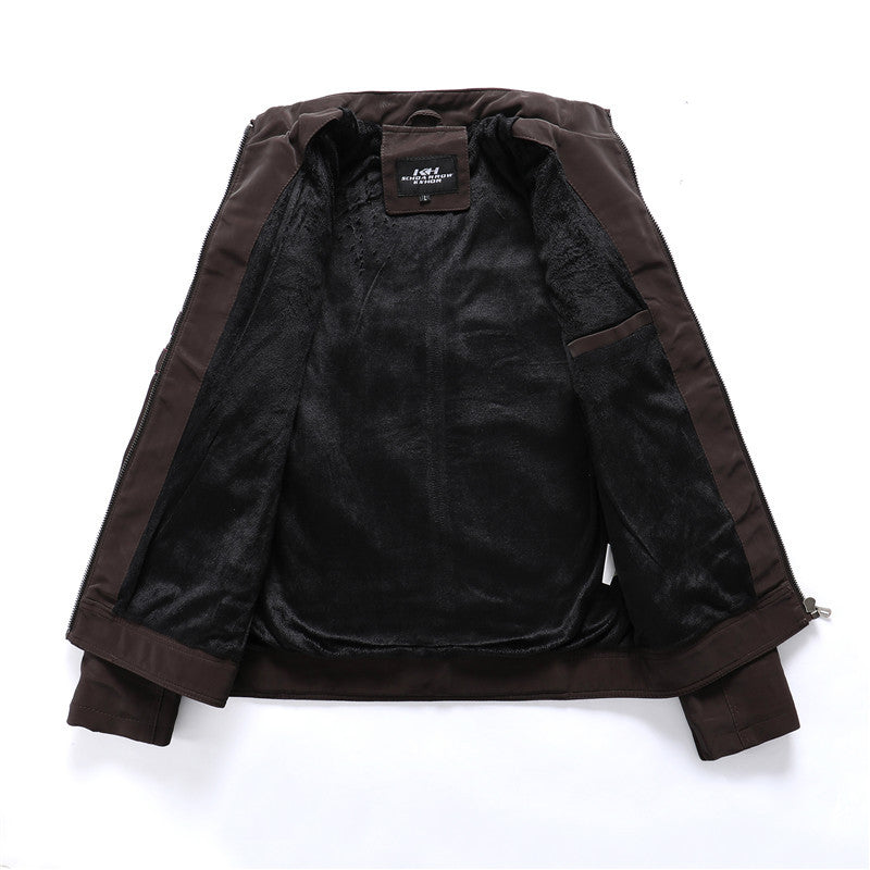 Men's Fashion PU Leather Jacket