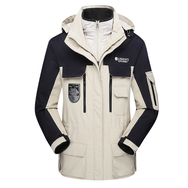 Women's Glacier Three In One Jacket With Two Detachable Jackets
