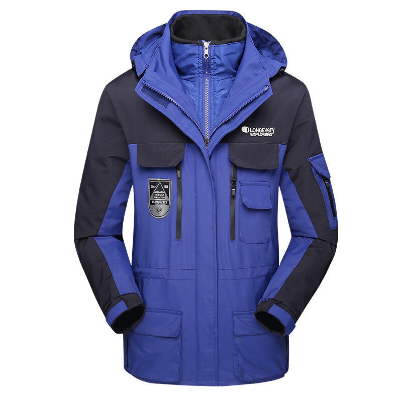Women's Glacier Three In One Jacket With Two Detachable Jackets