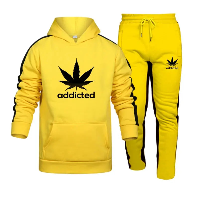 Men's Addicted Hoodie and Sweatpants Set