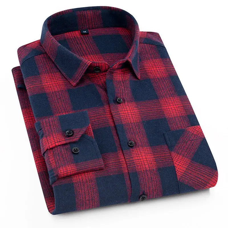Men's Flannel Long Sleeve Shirt